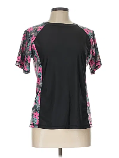 Pre-owned Assorted Brands Active T-shirt In Black