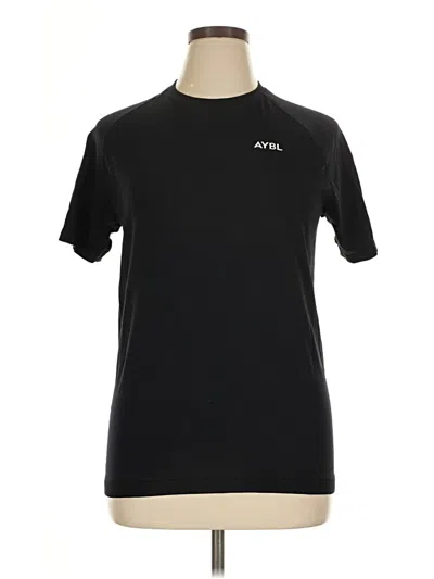 Pre-owned Assorted Brands Active T-shirt In Black