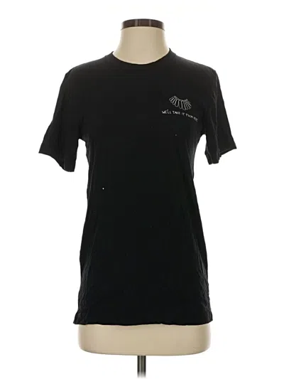 Pre-owned Assorted Brands Active T-shirt In Black