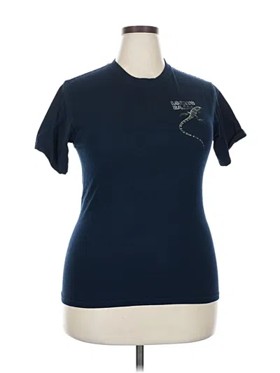 Pre-owned Assorted Brands Active T-shirt In Blue