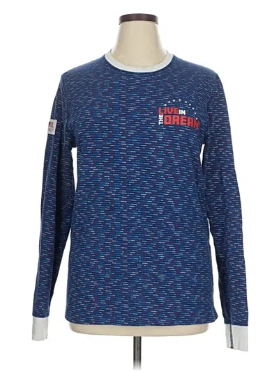 Pre-owned Assorted Brands Active T-shirt In Blue