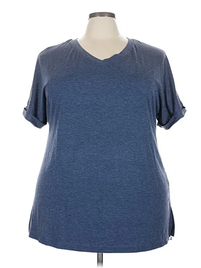 Pre-owned Assorted Brands Active T-shirt In Blue