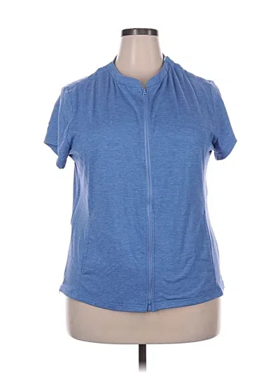 Pre-owned Assorted Brands Active T-shirt In Blue