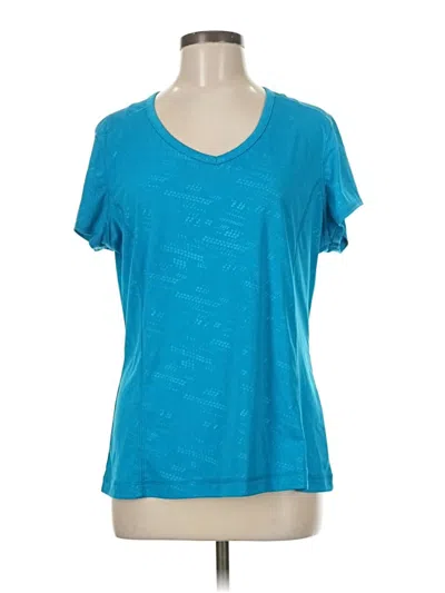 Pre-owned Assorted Brands Active T-shirt In Blue