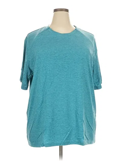 Pre-owned Assorted Brands Active T-shirt In Blue