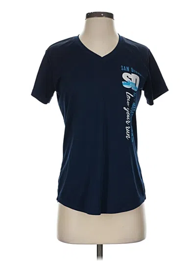 Pre-owned Assorted Brands Active T-shirt In Blue