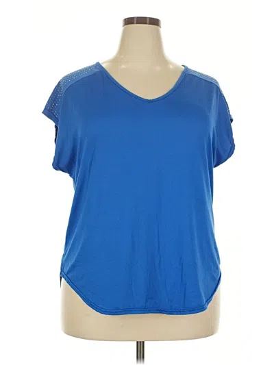 Pre-owned Assorted Brands Active T-shirt In Blue
