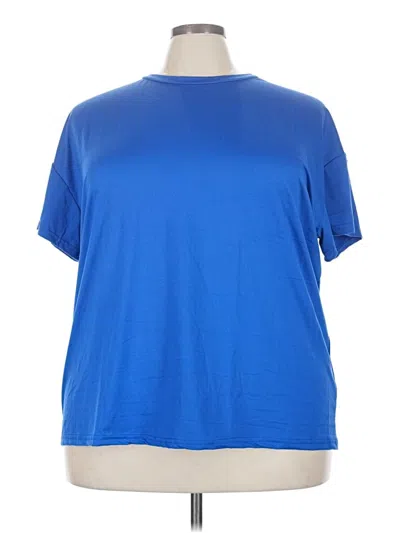 Pre-owned Assorted Brands Active T-shirt In Blue