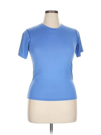 Pre-owned Assorted Brands Active T-shirt In Blue