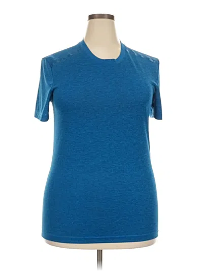 Pre-owned Assorted Brands Active T-shirt In Blue