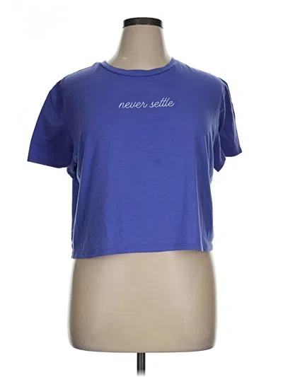 Pre-owned Assorted Brands Active T-shirt In Blue