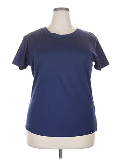 Pre-owned Assorted Brands Active T-shirt In Blue