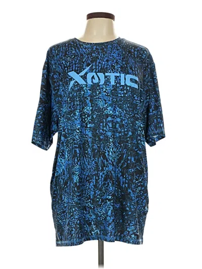 Pre-owned Assorted Brands Active T-shirt In Blue