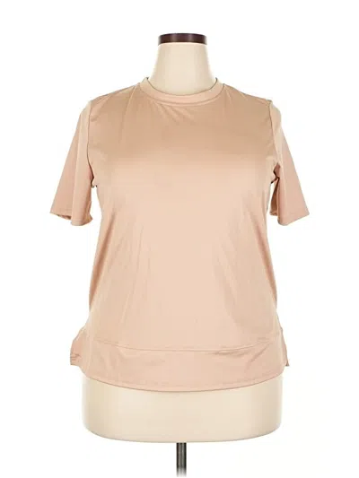 Pre-owned Assorted Brands Active T-shirt In Brown