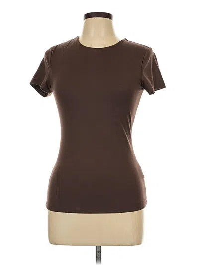 Pre-owned Assorted Brands Active T-shirt In Brown