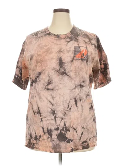 Pre-owned Assorted Brands Active T-shirt In Brown