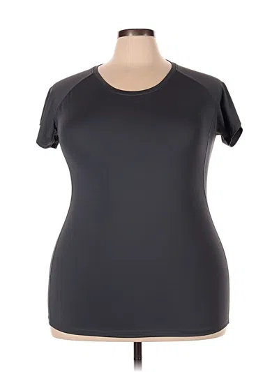 Pre-owned Assorted Brands Active T-shirt In Gray