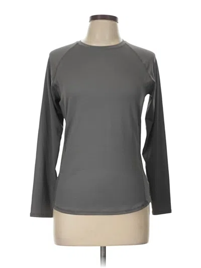 Pre-owned Assorted Brands Active T-shirt In Gray