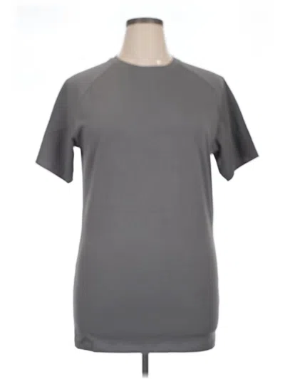 Pre-owned Assorted Brands Active T-shirt In Gray