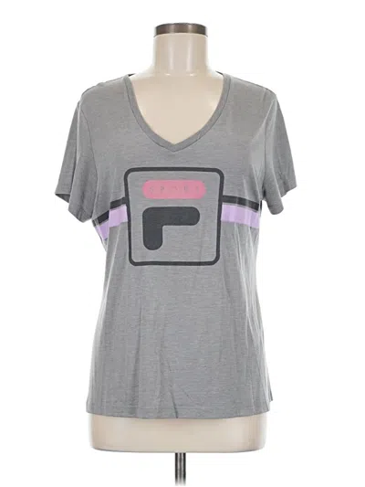 Pre-owned Assorted Brands Active T-shirt In Gray