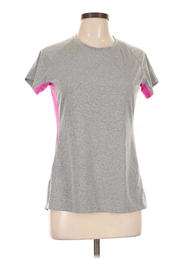 Pre-owned Assorted Brands Active T-shirt In Gray