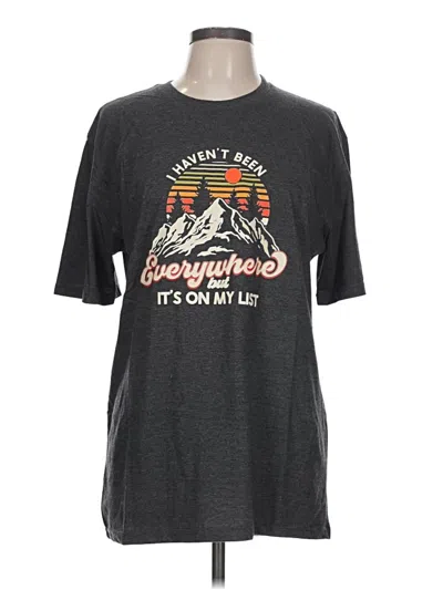 Pre-owned Assorted Brands Active T-shirt In Gray