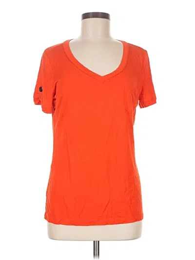 Pre-owned Assorted Brands Active T-shirt In Orange