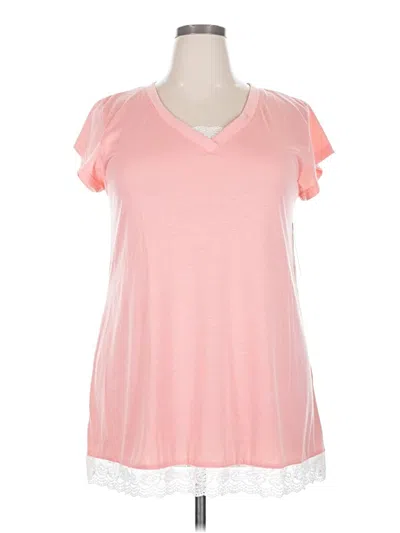 Pre-owned Assorted Brands Active T-shirt In Pink