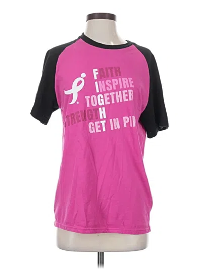 Pre-owned Assorted Brands Active T-shirt In Pink