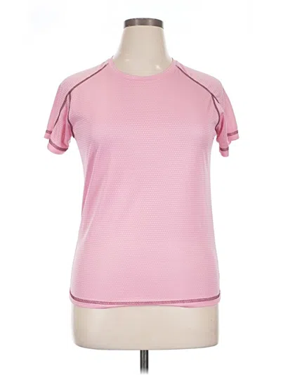 Pre-owned Assorted Brands Active T-shirt In Pink