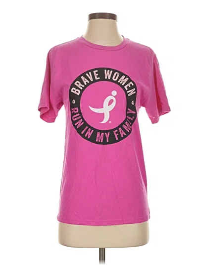 Pre-owned Assorted Brands Active T-shirt In Pink