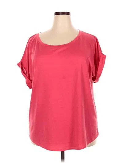 Pre-owned Assorted Brands Active T-shirt In Pink