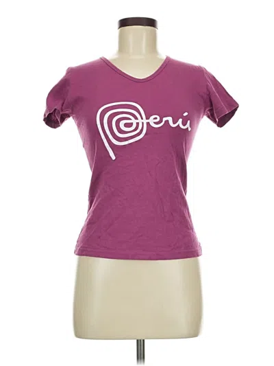 Pre-owned Assorted Brands Active T-shirt In Purple