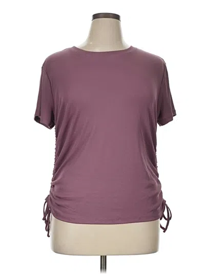 Pre-owned Assorted Brands Active T-shirt In Purple