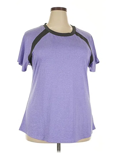 Pre-owned Assorted Brands Active T-shirt In Purple