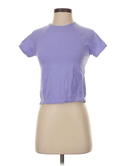 Pre-owned Assorted Brands Active T-shirt In Purple