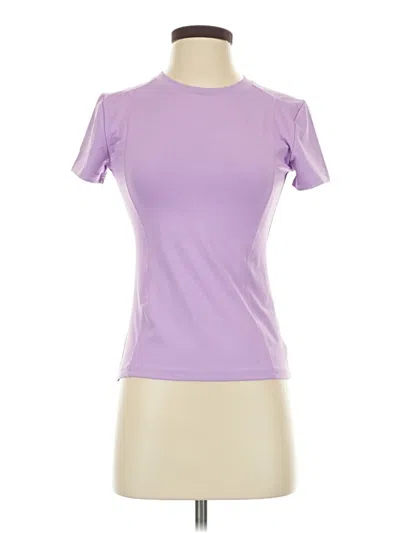 Pre-owned Assorted Brands Active T-shirt In Purple