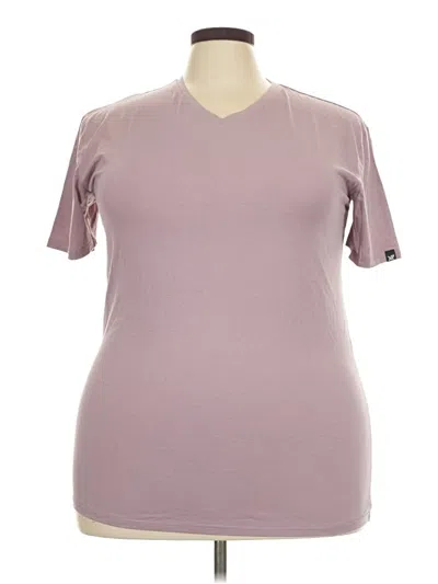 Pre-owned Assorted Brands Active T-shirt In Purple