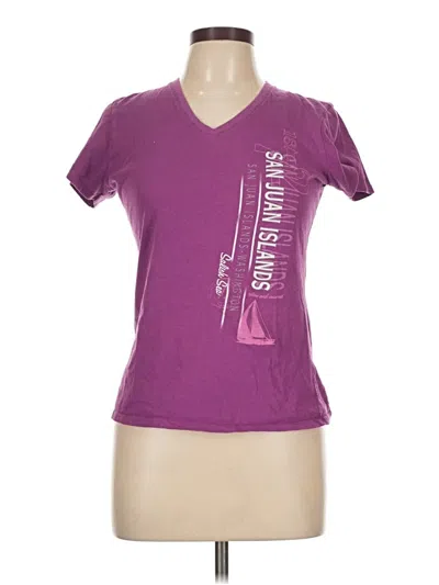 Pre-owned Assorted Brands Active T-shirt In Purple
