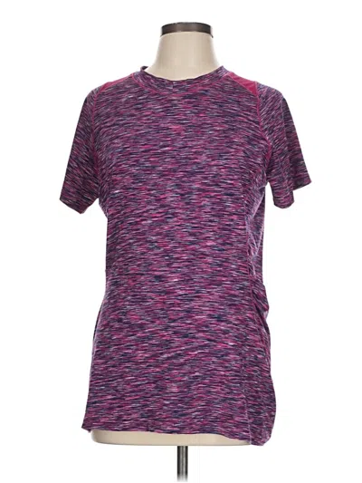 Pre-owned Assorted Brands Active T-shirt In Purple
