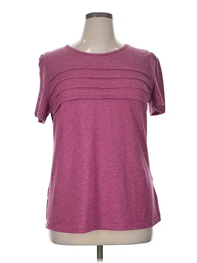 Pre-owned Assorted Brands Active T-shirt In Purple
