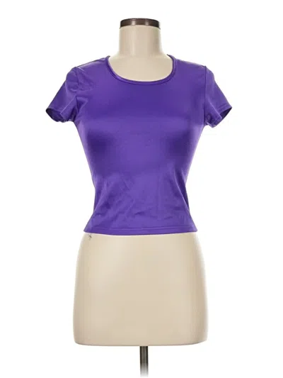 Pre-owned Assorted Brands Active T-shirt In Purple
