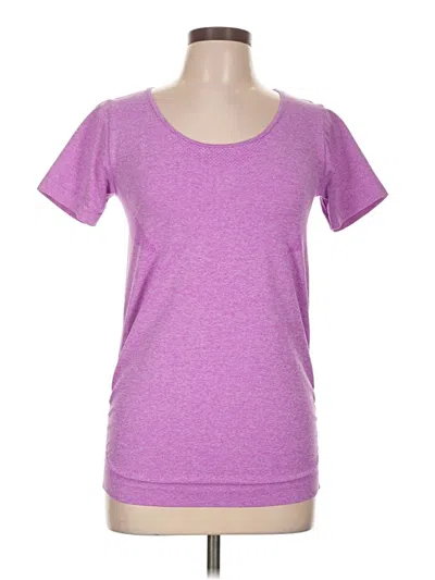 Pre-owned Assorted Brands Active T-shirt In Purple