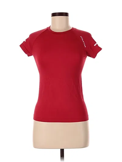 Pre-owned Assorted Brands Active T-shirt In Red