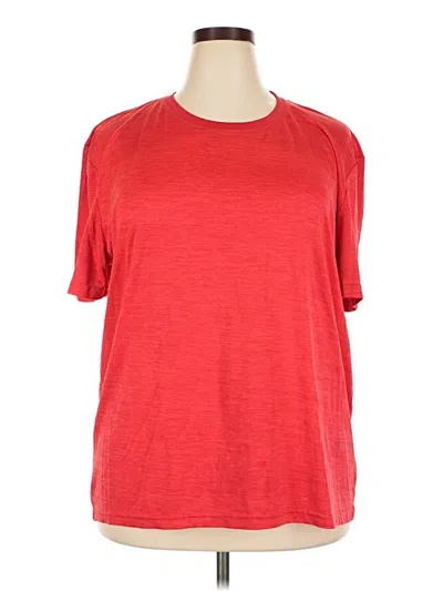 Pre-owned Assorted Brands Active T-shirt In Red