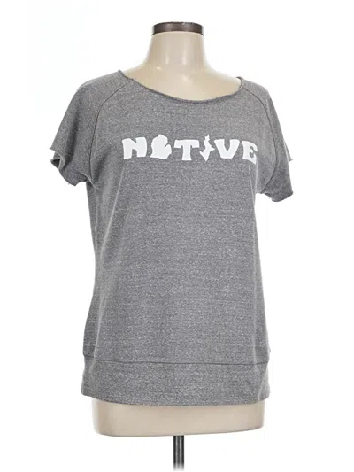 Pre-owned Assorted Brands Active T-shirt In Silver