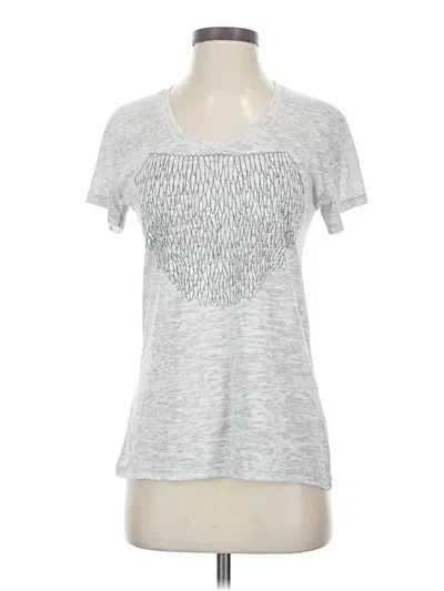 Pre-owned Assorted Brands Active T-shirt In Silver