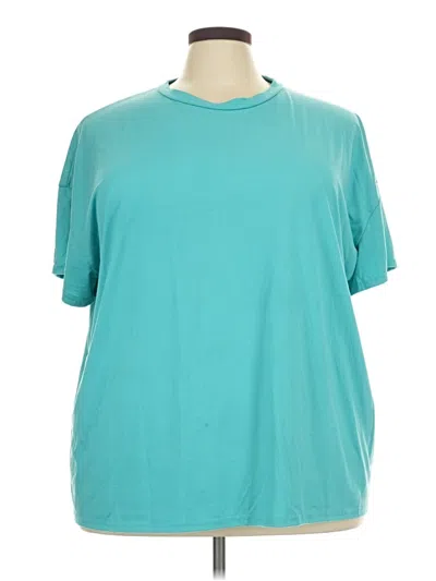 Pre-owned Assorted Brands Active T-shirt In Teal