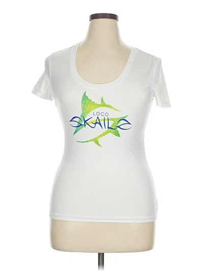 Pre-owned Assorted Brands Active T-shirt In White