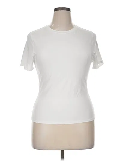 Pre-owned Assorted Brands Active T-shirt In White